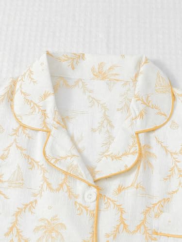 Image of Verdusa Pajama Sets For Women 2 Piece Cute Pjs Sleepwear Lounge Pj Sets
