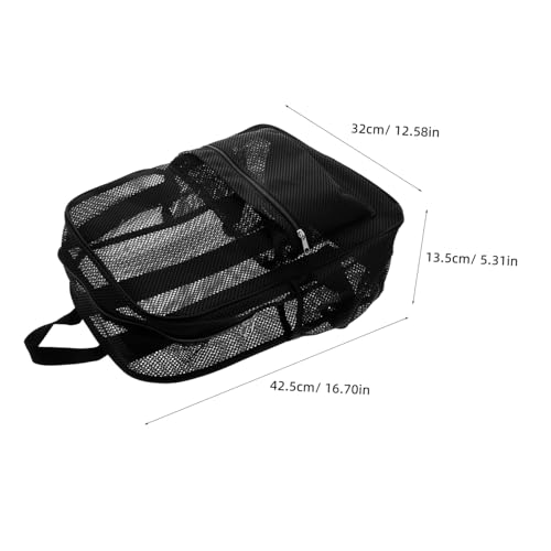 Mochila Deportiva de Malla Transpirable Beavorty Negra miniatura 2