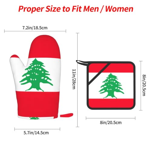 Ensemble de four Liban lavable pour manipuler vos plats chauds sans risque