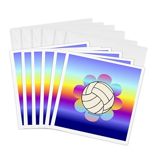 Cartes de vœux fleurs de volleyball arc-en-ciel : finies les cartes d'anniversaire banales