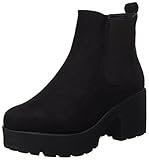  COOLWAY Irby, Botas Chelsea para Mujer, Negro (Black 000), 40 EU
