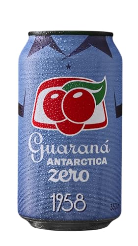 Image of Guarana Antarctica Zero, The Brazilian Original Guarana Soda, Zero Sugar, 11.83 fl oz (Pack of 12) - Packaging May Vary