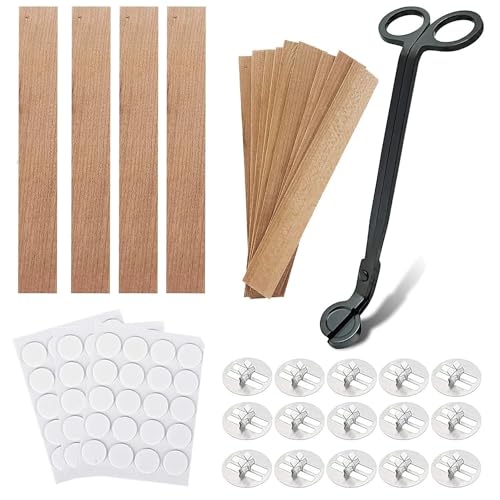 Kit de mechas de madera para velas miniatura 2
