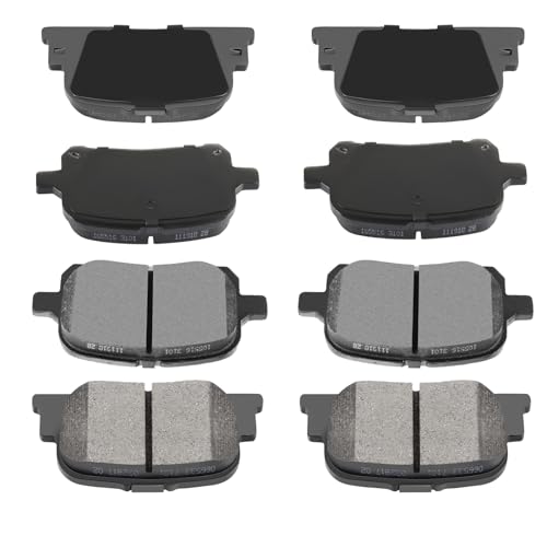 Image of AUTOMUTO D707 & D835 8pcs Front Rear Ceramic Pads Brake fit For 2000-2001 For Lexus ES300,2000-2001 For Toyota For Camry