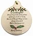 Granddaughter 2017 Porcelain Ornament Gift Boxed Rhinestone Crystal Detail
