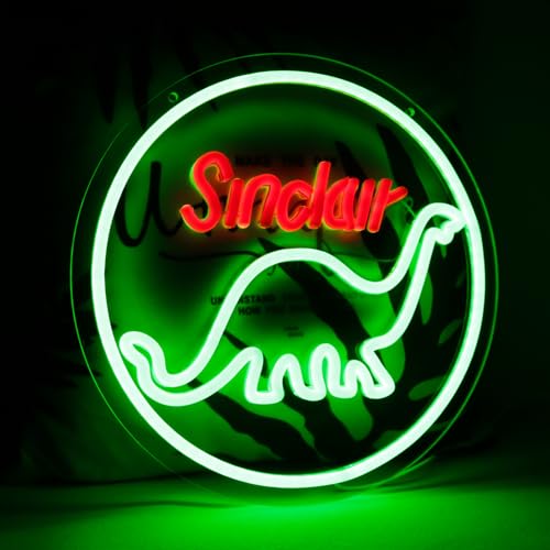 Image of Pugna Dinosaur Neon Signs for Wall Decor Cute Neon Lights for Bedroom Led Business Signs Suitable for Bedroom Man Cave Christmas Gift for Kids