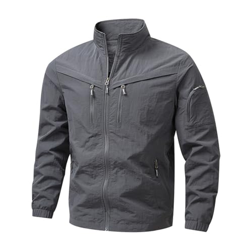 Veste fonctionnelle homme zippée contre le vent frais printanier
