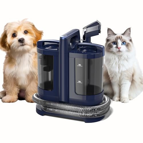 Portable Carpet Cleaner Machine,ENCHE Carpet Shampooer18Kpa Upholstery Cleaner Machine,500W Powerful Suction Deep Spot Cleaning Machines for Couch,Car Seats,&Furniture