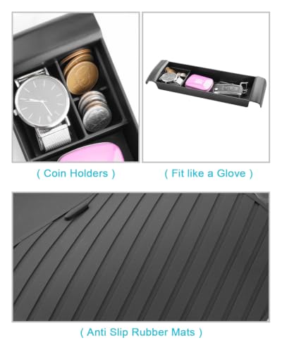 Image of CDEFG for 2022-2026 Nissan Frontier Center Console Organizer Tray | for 2022-2025 2026 Nissan Frontier (S /SV /Pro-X /Pro-4X /SL) Truck Accessories Middle Console Tray Storage Box