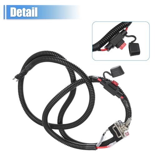 Interruptor de derivación de fusibles uxcell de 133,5 cm con control extendido 5