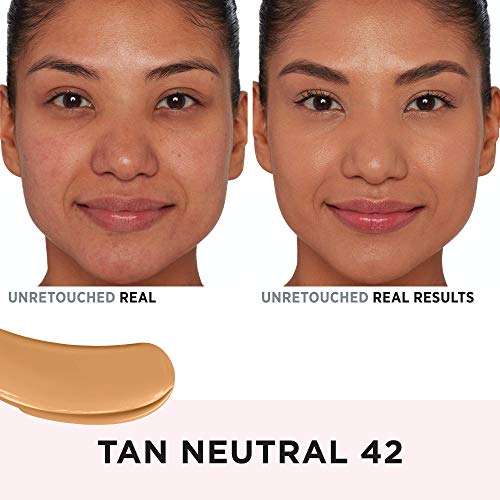 It Cosmetics Your Skin But Better Foundation + Skincare, Tan Neutral 42 - Hydrating Coverage - Minimizes Pores & Imperfections, Natural Radiant Finish - With Hyaluronic Acid - 1.0 Fl Oz #TOP1