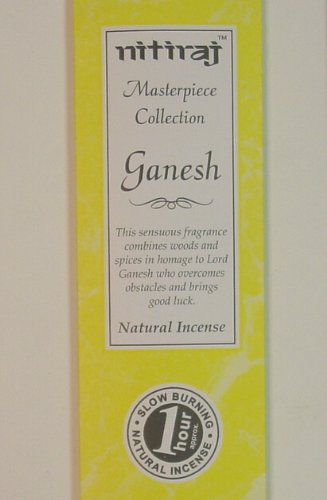 Nitiraj Ganesha Masterpiece Collection Masala Incense Sticks 25 gram pack