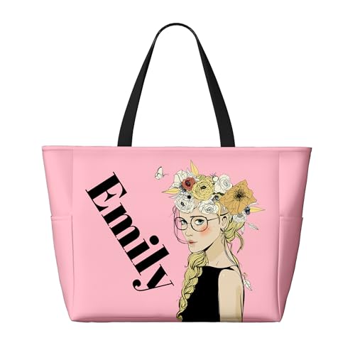 Custom Beach Bag Personalized Design Own Picture Logo Text Pool Bags for Women Wife Gifts Summer Beach Tote2