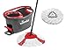 Vileda Turbo EasyWring & Clean Komplettset + Classic Ersatzkopf Box, Rojo, Negro y Blanco, Set, 3