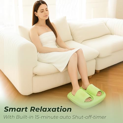 Image of Durafit91 Electric Foot Massager for Pain Relief, Feet Massager with Hand Simulation Massage, Air Compression, Shiatsu, Deep Kneading, Blood Circulation, Relaxation & Stress Relief, Portable Massager