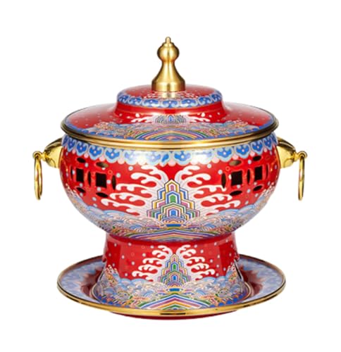 Olla Caliente de Cobre Puro para Fondue 23x23x23 cm miniatura 1
