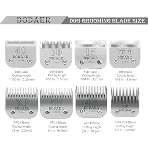 Size 7f5f4f Detachable Pet Dog Grooming Blades of Stainless Steelcompatible with Andisoster A5wahl Km10 Series3 Count  Cucciolini Doodles Size 7f5f4f detachable pet dog grooming blades of stainless steelcompatible with andisoster a5wahl km10 series3 count   cucciolini doodles