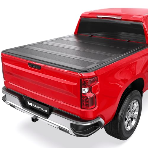 MOSTPLUS Low Profile Hard Tonneau Cover Compatible for 2019-2025 2026 Chevy Silverado 1500 / Compatible for 2019-2026 GMC Sierra 1500 5.8FT Low Profile Bed Cover