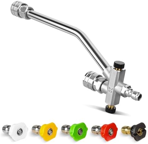 Kebtek Dual Connector Accessory For Pressure Washer Double Tip Attachment For So