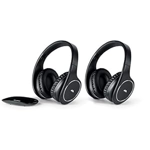 Meliconi HP Easy Digital Bundle, 2 drahtlose Stereo-TV-Headsets, 100% digital, mit analogem/digitalem Audioeingang und…