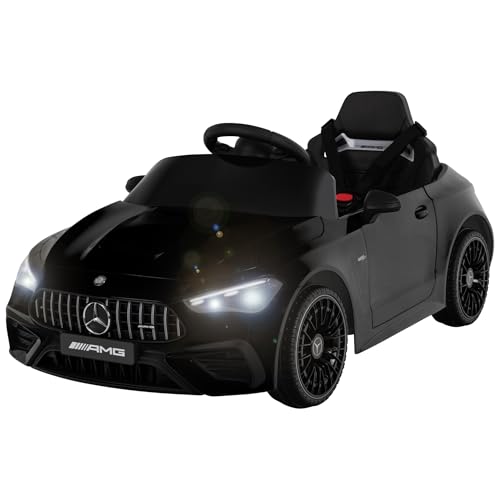 Actionbikes Motors Kinder Elektroauto Mercedes AMG CLE 53 | 2,4 Ghz Fernbedienung - Lizenziert - Spielzeugauto - Kinderauto elektrisch - Elektrofahrzeuge - Elektro Auto für Kinder ab 3 Jahre (Schwarz)