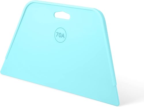 FOSHIO Herramienta de alisado de papel tapiz, herramienta de alisado de papel tapiz flexible azul para papel tapiz más suave para la instalación,