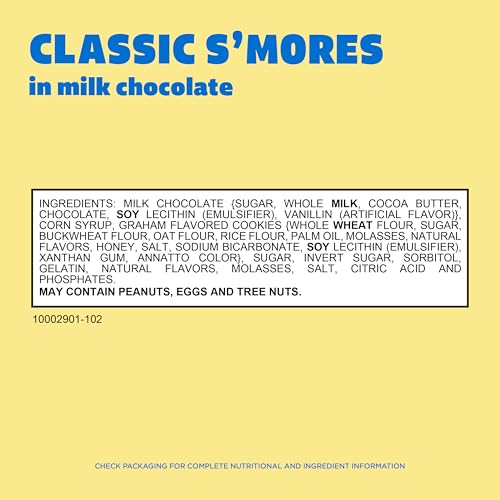 Whitman's S'Mores Milk Chocolate Candy Classic Marshmallow, 7.3 oz. | Stocking stuffer, Christmas candy, Christmas chocolate, stockings filler, Family size chocolate, Bulk candy, candy dish - image 3