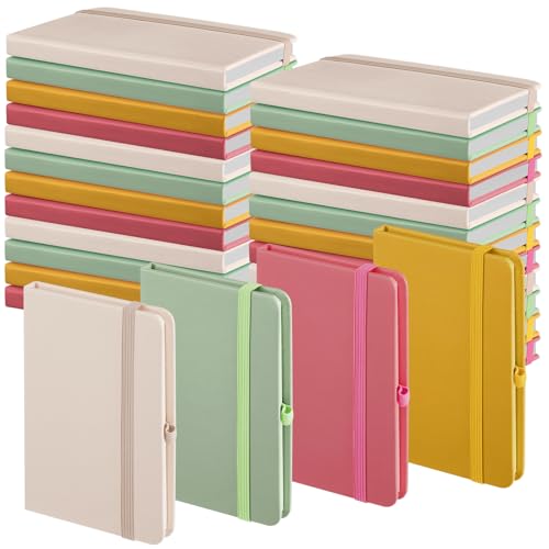 Carnets de poche A6 en cuir avec élastique pour stopper la perte de vos notes importantes