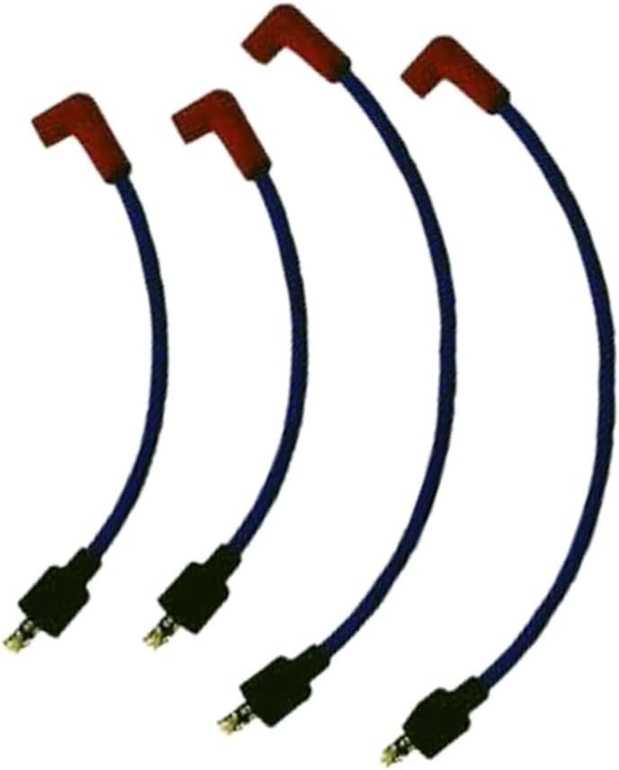 Spark Plug Cable Set 18-28082 9-28082 Compatible with Mercury Outboard Motor 100 115 125 80 Jet Compatible with Sierra Outboard Motor Compatible with Mallory Outboard Engine