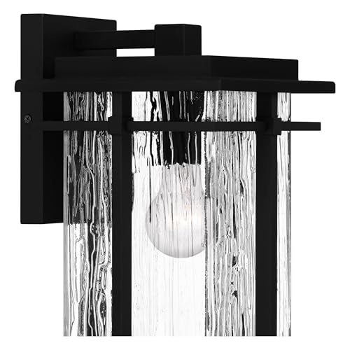 Quoizel McAlister 14" High Earth Black Outdoor Wall Light - Image 7