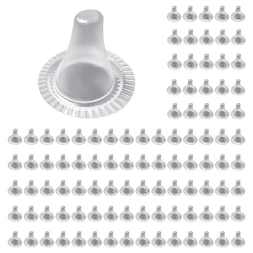 YSDYY Braun - 100 tappi protettivi per termometro auricolare, tappi di ricambio per termometro auricolare digitale, tappi protettivi universali