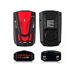 Goshyda Radar Detector for Cars, Car Electronic Dog Detectors 360 Degree Protection Long Range Detection with Vehicle Speed Alarm System, City/Highway Mode, Led Display, Memory Function(Red)