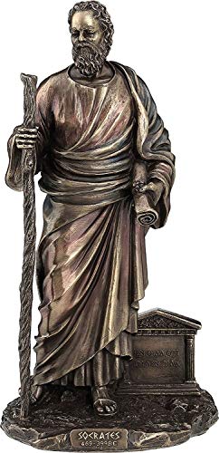 Sócrates el filósofo (Estatua de Bronce Decorativa 30cm / 11.81inches)