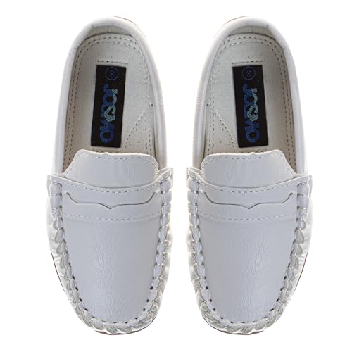 Image of Josmo Boys Moccasin Driving Loafers - Casual Dress Penny Slip On Boat Shoes (Sizes: 5-10 Toddlers / 11-13 Little Kids / 1-5 Big Kids)