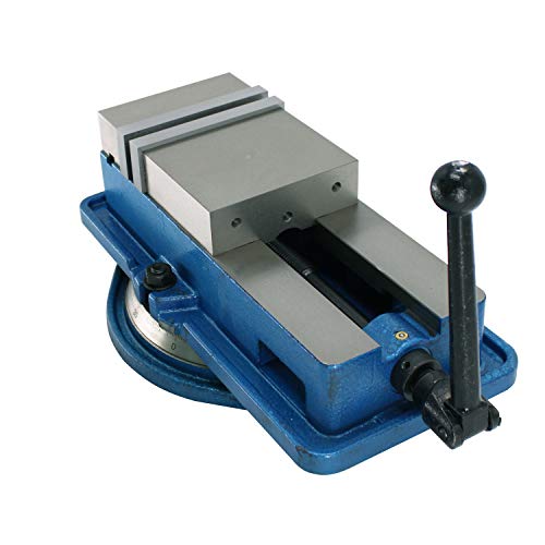 Hfs (R) 3" Milling Machine Lockdown Vise -Swiveling Base - Hardened Metal - Cnc Vise #TOP3