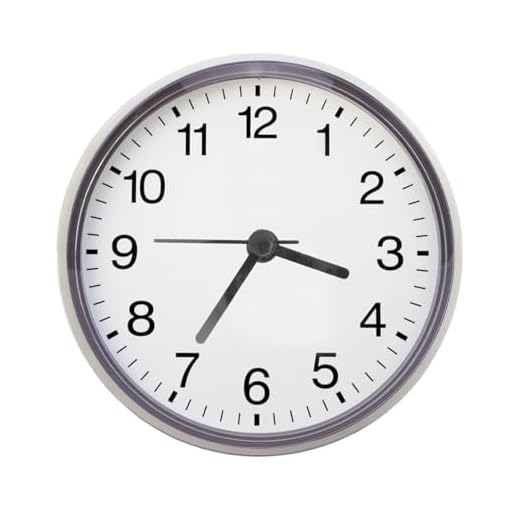 AOZBZ Shower Clock - Waterproof Bathroom Clock with Suction Cup Wall Mount Battery Operated Small Clock for Bathroom, Toilet, Kitchen