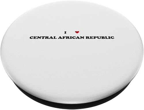 Miniatura 2 de Country Heart Pride - Funny I Love Central African Republic PopSockets Standard PopGrip