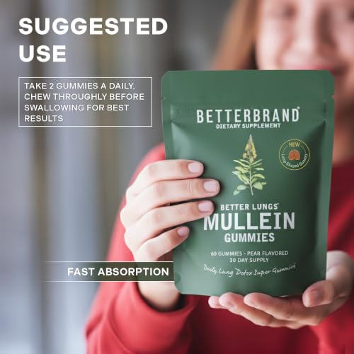 Betterbrand Respiratory Support Mullein Gummies