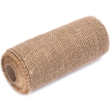 Ruban de jute pour protection et décoration des plantes en hiver