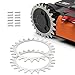 Produktbild PowerWerk 3mm Edelstahl Mähroboter Spikes für Modell Worx S/M Traktionsverbesserung für Roboter-Rasenmäher Edelstahlschrauben Zubehör Off-Wheel-Räder