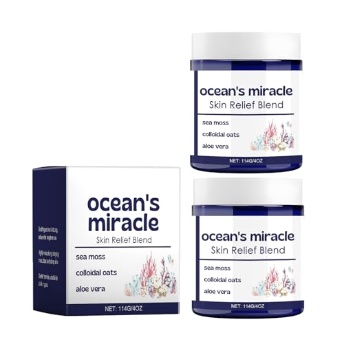 Ocean's Miracle - Crema para aliviar el eccema, mezcla curativa contra el eccema, crema hidratante para el eccema, hidrata la piel, incluye ella, mejora la piel seca y dañada (2)