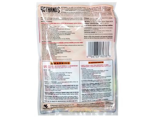 Image of HotHands Lap Warmer, Ready to Use, Single Use, Up to 8 Hours, Case of 7 Pouches (1 Lap Warmer per Pouch)