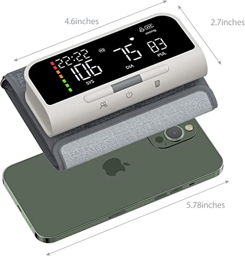 Blood Pressure Machine-Automatic Upper Arm Bp Monitor With 2 X 99 Sets Of Memory, Large Screen, And Large Blood Pressure Cuff #TOP3