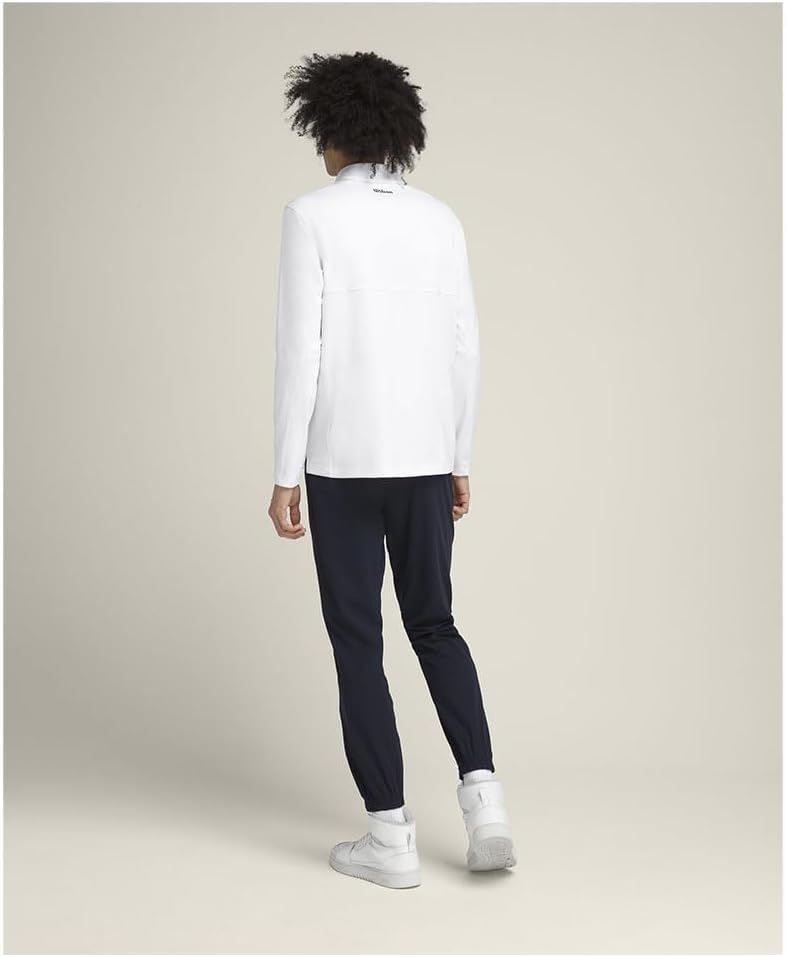 WILSON Men's Elevate Performance 1/2 Zip Long Sleeve - Image 5