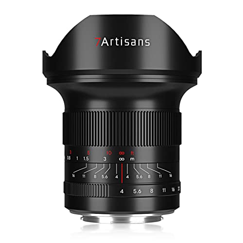7artisans 15mm F4.0 �L�p�����Y �t���T�C�Y�Ή� 114°��p ���i/���z/�V�̎ʐ^/�����B�e/VLOG�B�e�ȂǂɍœK (L�}�E���g)