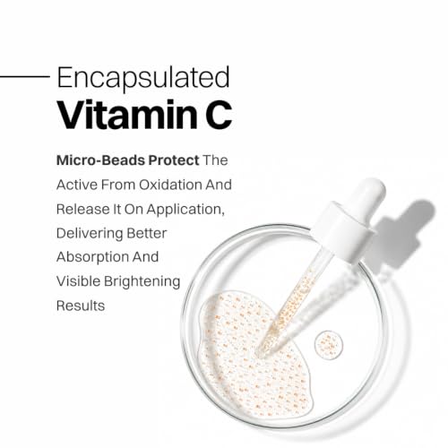 Image of Molecular Company ENCAPSULATED 10% Vitamin C Face Serum 30ml | More Absorption, Lesser Irritation | 1% Vitamin B5 & 0.5% HPPA for Glowing Skin, Brightens Dark Spots & Uneven Skin Tone, All Skin Type