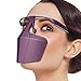 Produktbild Haokaini Wiederverwendbare Gesichtsmaske Ohrhaken Anti-Tröpfchen Anti-Verschmutzungs-Anti-Nebel-Maske Staubdichte Gesichtsmaske zum Mountainbiken Laufen Radfahren Skifahren
