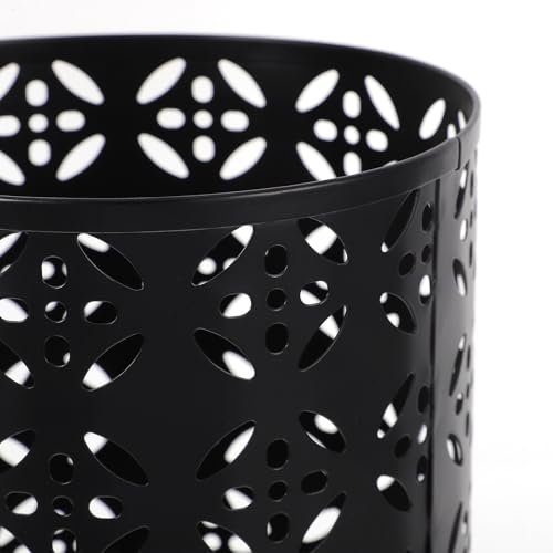 Support polyvalent pour fleurs séchées et parapluies en fer noir