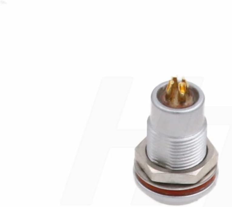 1B HGG 6 Pin Watertight Vacuumtight Circular Push Pull Connector Panel Mount Socket Female Contacts