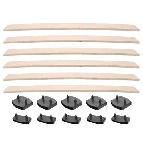 Listones de madera para cama: mejora el descanso en tu dormitorio con un soporte firme, 1 set